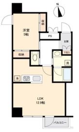 メゾンドゥニコラ大井 802 間取り図