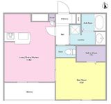 ルテ山崎 106 間取り図