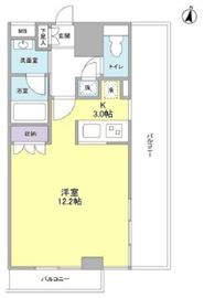 プレディアスタイル池上南WEST 801 間取り図