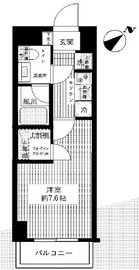 ハーモニーレジデンス清澄ガーデン 7階 間取り図