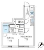 CREATIF学芸大学 302 間取り図