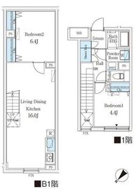 CREATIF学芸大学 105 間取り図