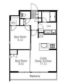 フレンシア高円寺北 105 間取り図