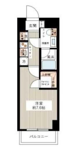 ハーモニーレジデンス清澄ガーデン 5階 間取り図