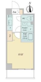 プライマル武蔵関 302 間取り図