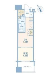 クレヴィア池袋イースト 12階 間取り図
