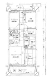 クレストフォルム東京ビューフォート 9階 間取り図