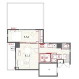 レジデンス西新宿スクエア 1201 間取り図