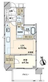 アトラス三軒茶屋 9階 間取り図