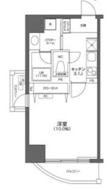 プライムアーバン千住 1204 間取り図