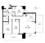 ピアース高田馬場 5階 間取り図