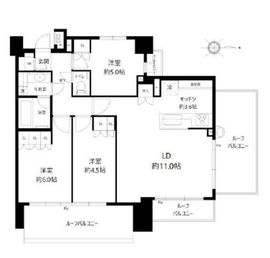 ピアース高田馬場 5階 間取り図