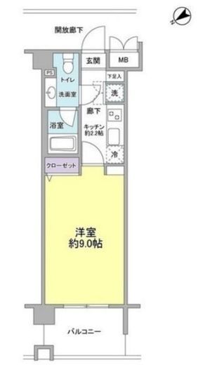 アルクス 407 間取り図