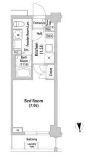 TELLUS八幡山 315 間取り図