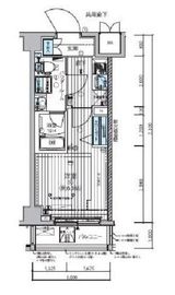 メインステージ武蔵小杉 6階 間取り図