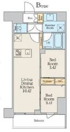 クレストコート本所吾妻橋North 403 間取り図