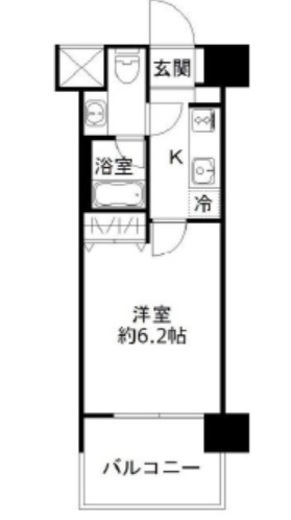 フォレシティ豊洲 304 間取り図
