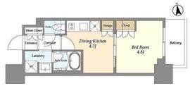 リビオメゾン浅草雷門 302 間取り図