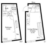 エルファーロ広尾 105 間取り図