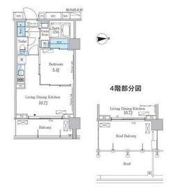 パークアクシス池田山 522 間取り図