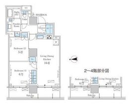 パークアクシス池田山 705 間取り図