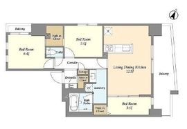 グラン千代田岩本町 902 間取り図