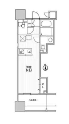 TOPAZ本厚木 (トパーズ本厚木) 601 間取り図