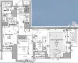 サンウッド西麻布 2階 間取り図