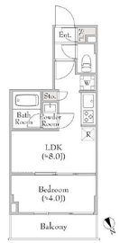 ルミーク関内Ⅱ 203 間取り図