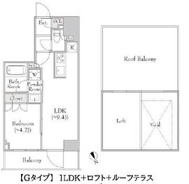 ルミーク関内Ⅱ 1002 間取り図