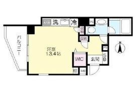 フリーディオ西麻布 6階 間取り図