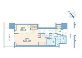 プラウドタワー相模大野クロス 9階 間取り図