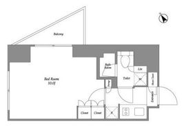 シーズンフラッツ大森西 1202 間取り図