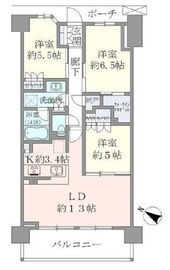 ブリリアシティ石神井台 7階 間取り図