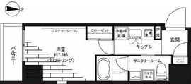 グランドコンシェルジュ神楽坂α 5階 間取り図