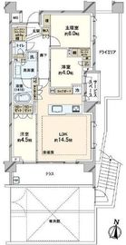 パークシティ高田馬場 1階 間取り図