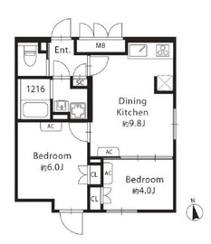 GRAN PASEO目黒西小山 (グランパセオ目黒西小山) 302 間取り図