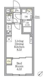 Aglaia新宿横寺町 305 間取り図