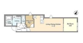 タスキsmart新大塚Ⅲ 301 間取り図