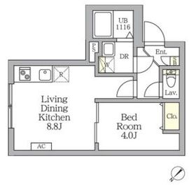 Aglaia新宿横寺町 109 間取り図