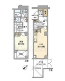 シティインデックス三田伊皿子坂 1階 間取り図