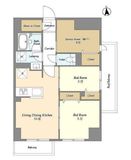 ドゥーエ尾久 801 間取り図