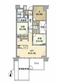 クリオ西横浜セントラルマークス 1階 間取り図