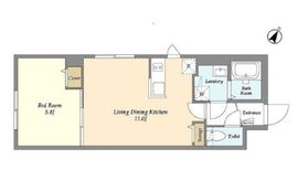 タスキsmart新大塚Ⅱ 403 間取り図