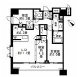 ドレッセ都立大学 2階 間取り図