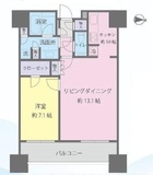 コンシェリア西新宿タワーズウエスト 24階 間取り図