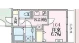アローマ王子本町 104 間取り図