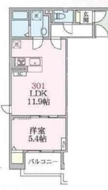 アローマ王子本町 301 間取り図