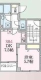 アローマ王子本町 304 間取り図