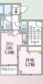 アローマ王子本町 304 間取り図